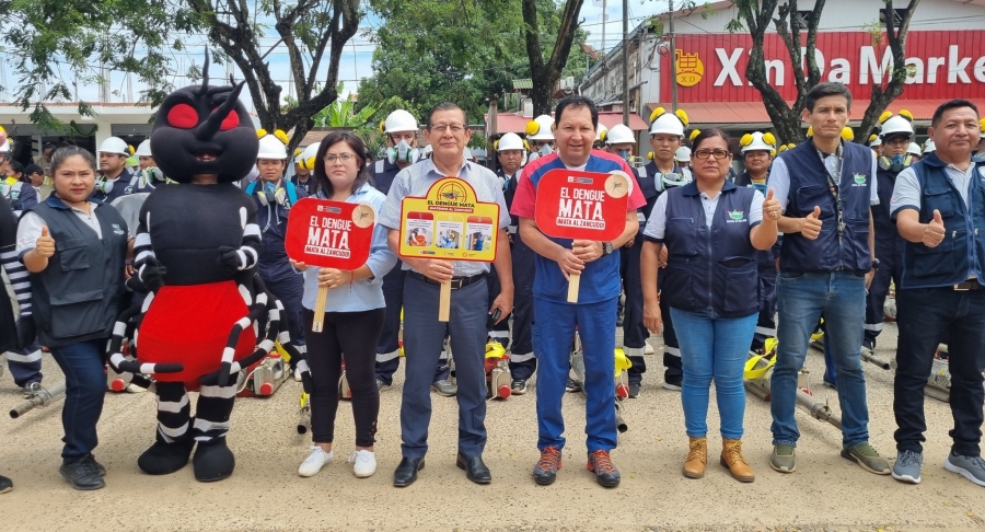 M&Aacute;S DE 20 MIL VIVIENDAS SERAN FUMIGADAS EN PUERTO MALDONADO PARA ELIMINAR AL ZANCUDO AEDES AEGYPTI, TRANSMISOR DEL DENGUE.
