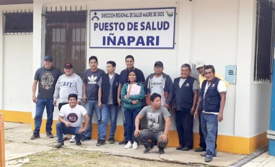 SE REALIZARON TRABAJOS DE REACONDICIONAMIENTO DEL PUESTO DE SALUD DE I&Ntilde;APARI