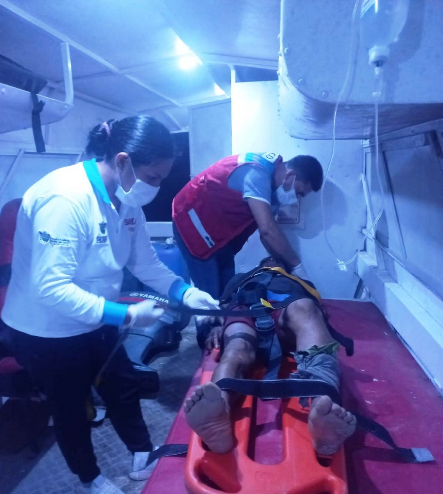 SAMU BRINDA ATENCI&Oacute;N Y EVACUACI&Oacute;N A PACIENTE DE 58 A&Ntilde;OS DE EDAD QUE SUFRIO MORDEDURA DE VIVORA EN LA COMUNIDAD LAGO VALENCIA.