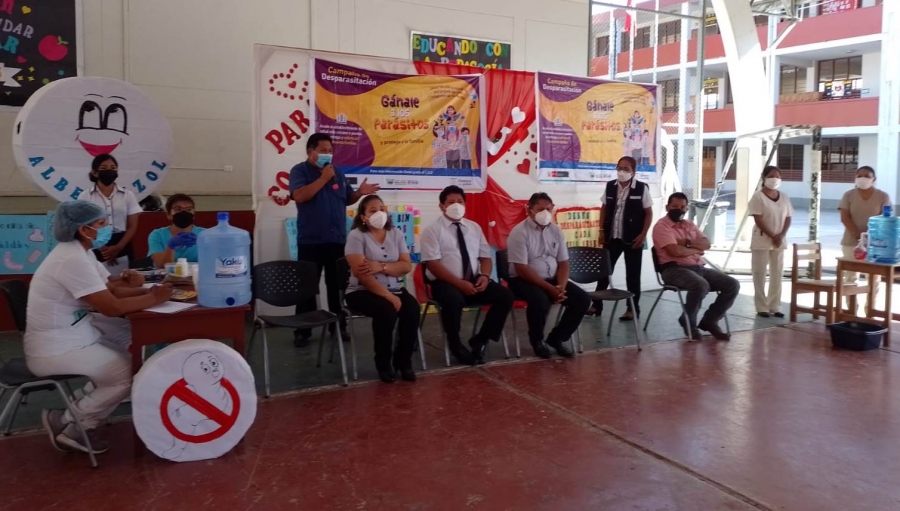 CAMPA&Ntilde;A DE DESPARASITACI&Oacute;N A ESCOLARES