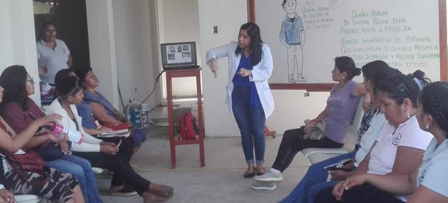 CENTRO DE SALUD MENTAL COMUNITARIO DE PUERTO MALDONADO REALIZA ACTIVIDAD EN EL D&Iacute;A MUNDIAL DE LA PREVENCI&Oacute;N DEL SUICIDIO